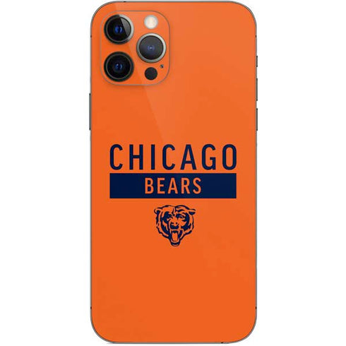 NFL Chicago Bears Orange Performance Series iPhone 12 Pro Skin